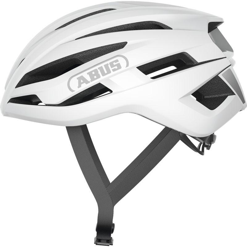 ABUS - Casco Bicicleta Stormchaser Blanco Polar Talla S 51-55cm