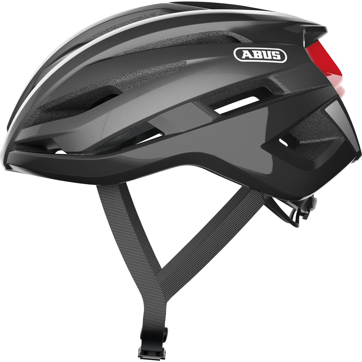 ABUS - Casco Bicicleta Stormchaser Gris Titan Talla S 51-55cm