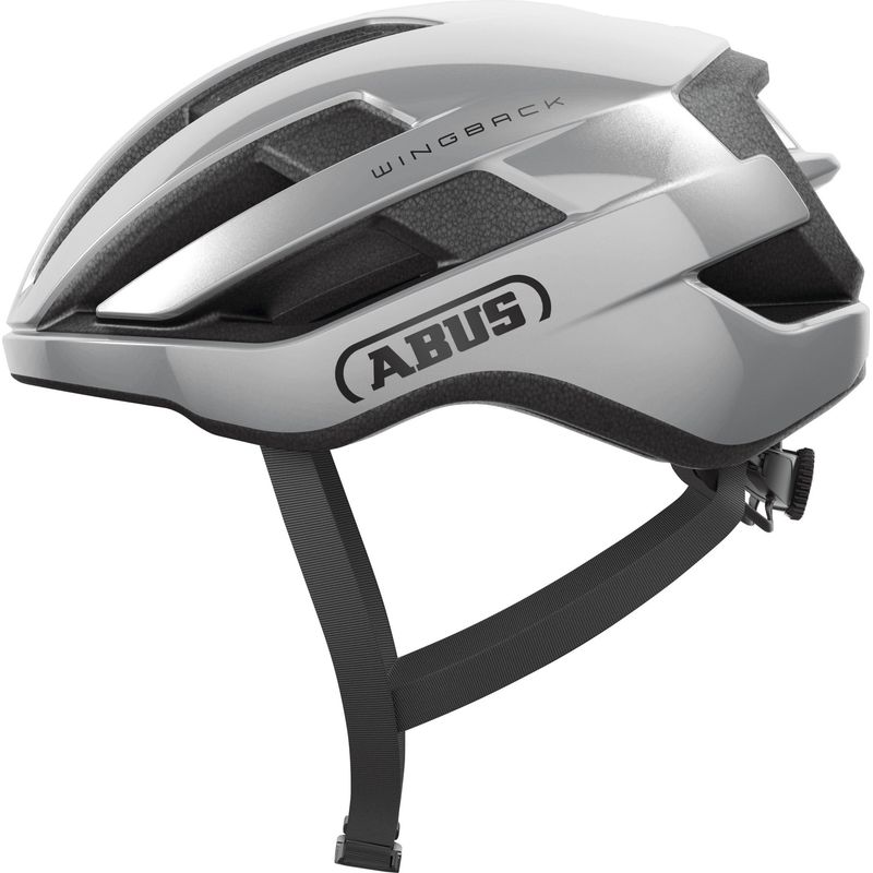 ABUS - Casco Bicicleta Wingback Plata Brillante Talla L 57-61cm