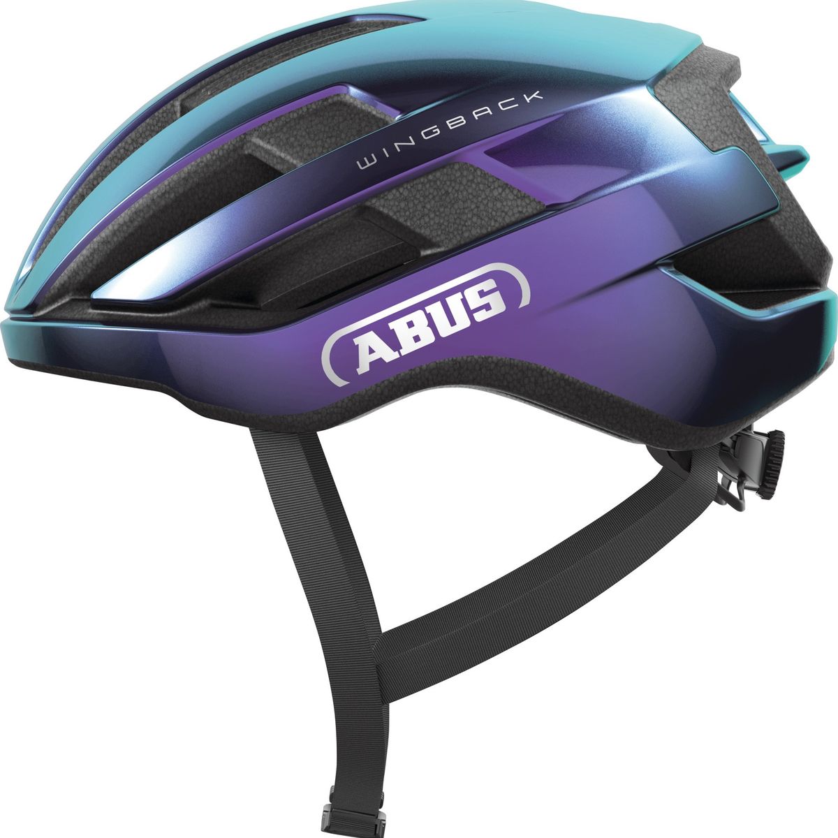 ABUS - Casco Bicicleta Wingback Purpura Flip Talla S 51-55cm