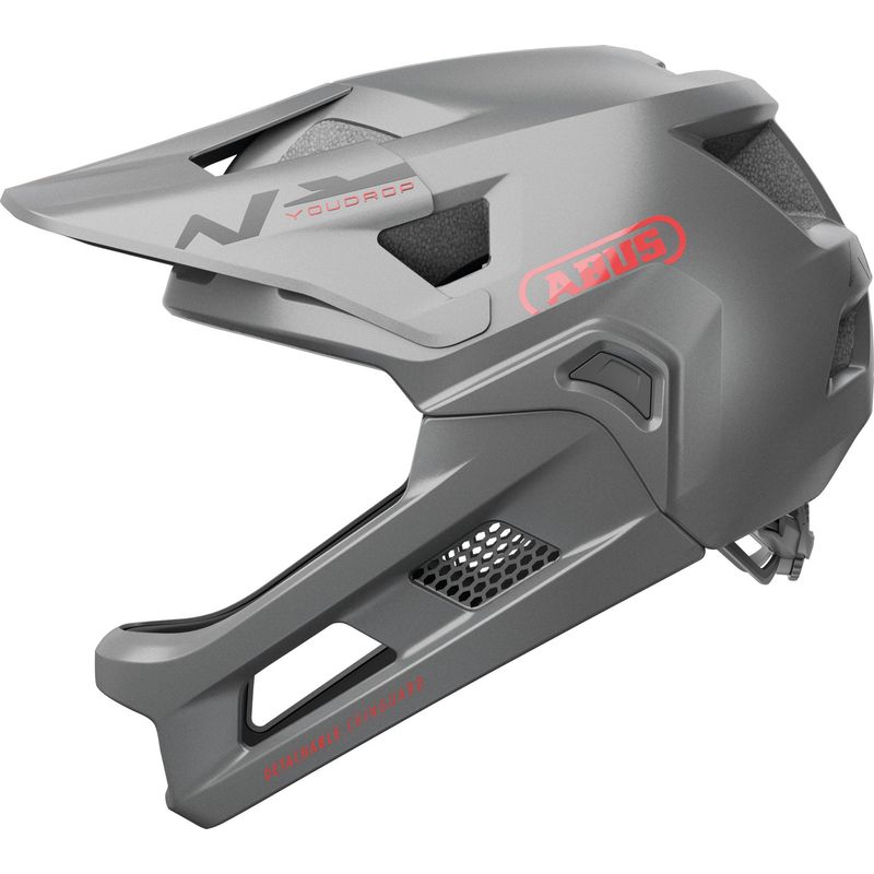 ABUS - Casco Bicicleta Youdrop FF Plata Talla S 48-55cm