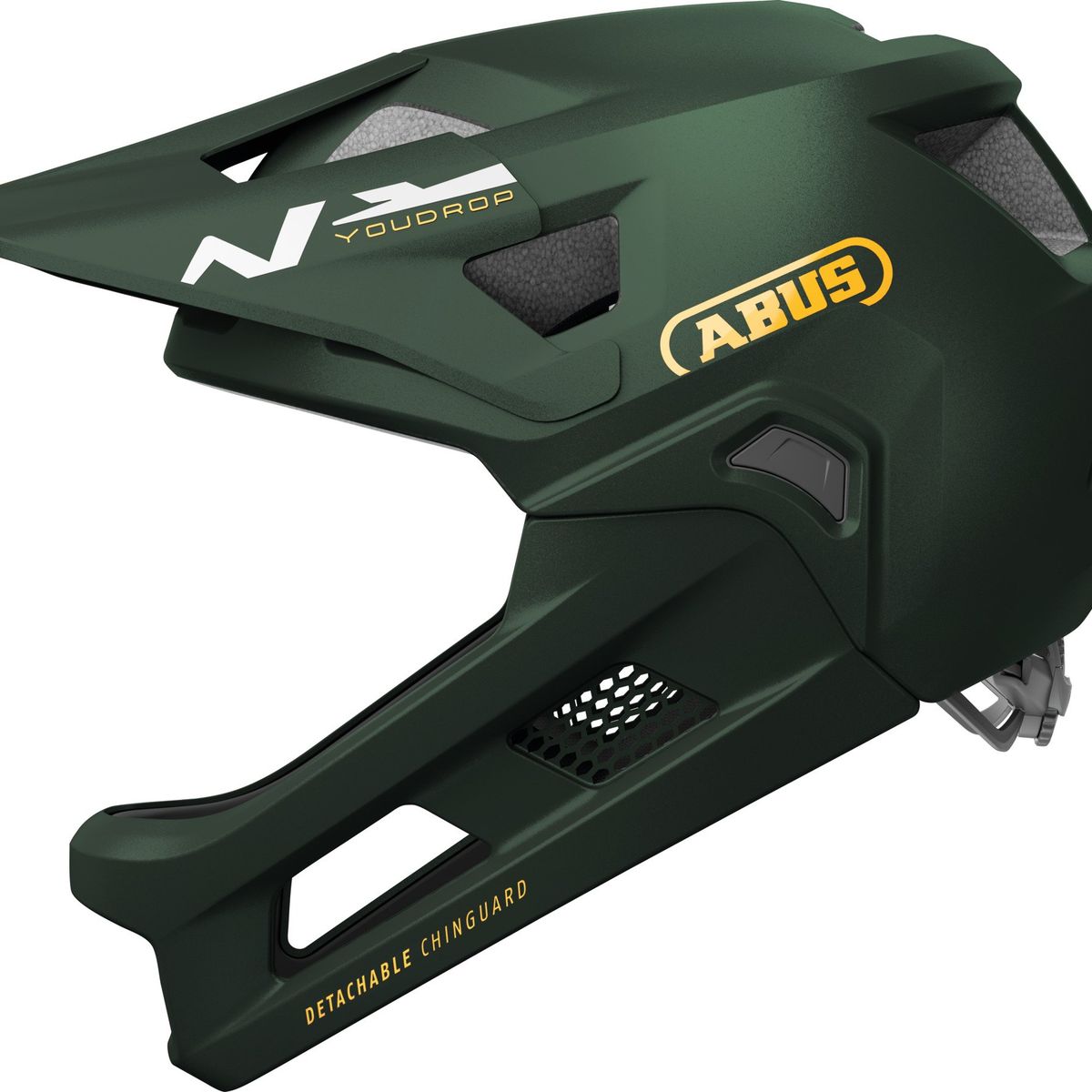 ABUS - Casco Bicicleta Youdrop FF Verde Musgo Talla S 48-55cm