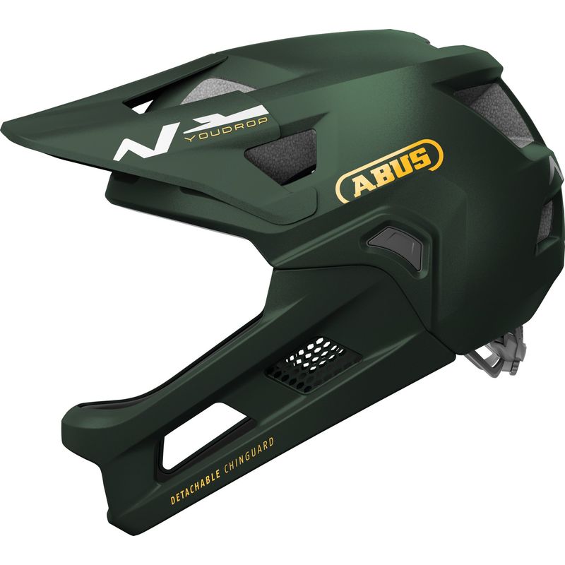 ABUS - Casco Bicicleta Youdrop FF Verde Musgo Talla S 48-55cm