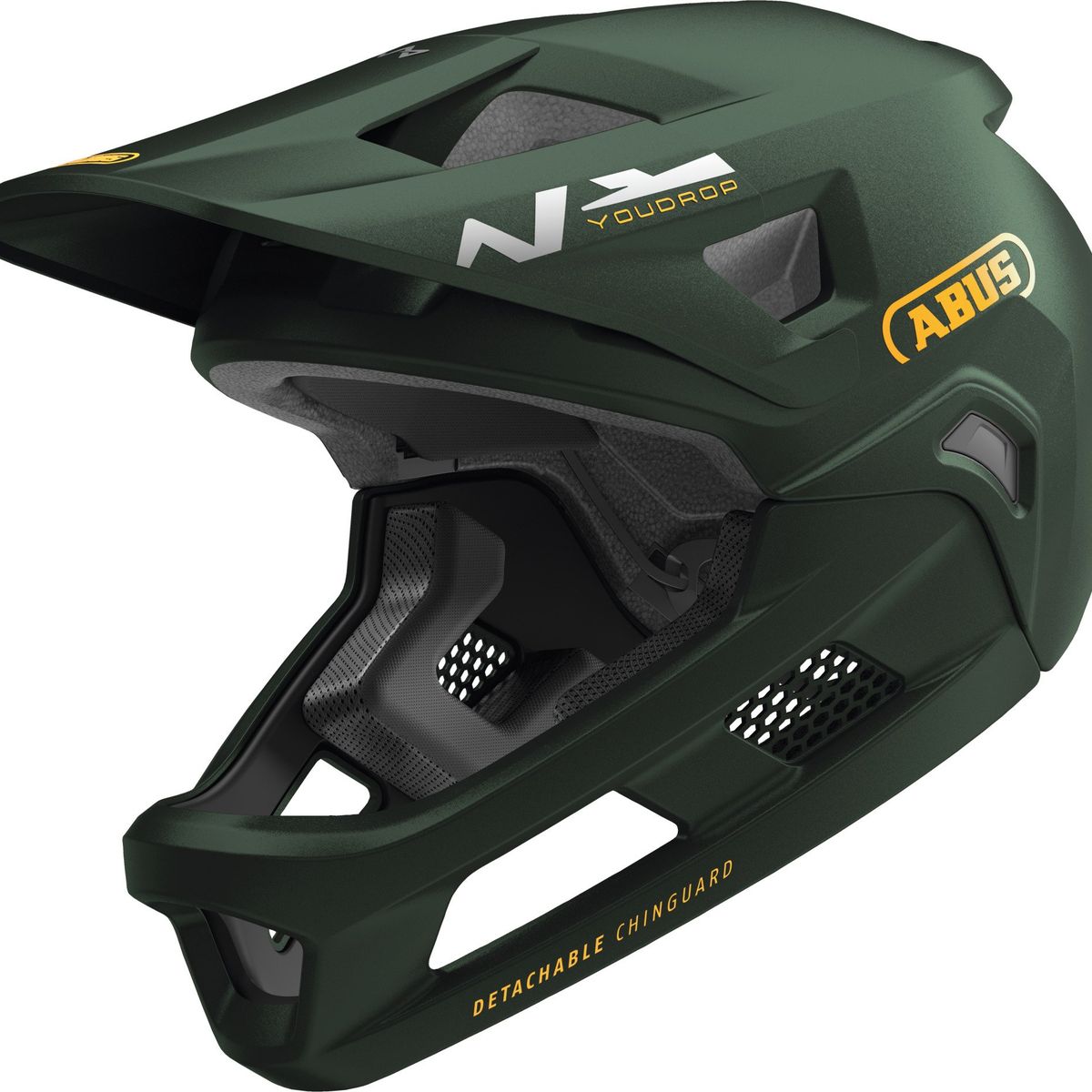 ABUS - Casco Bicicleta Youdrop FF Verde Musgo Talla S 48-55cm