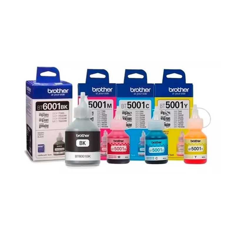 GENERICO - Tinta Para Impresora Brother Kit Bt6001+bt5001