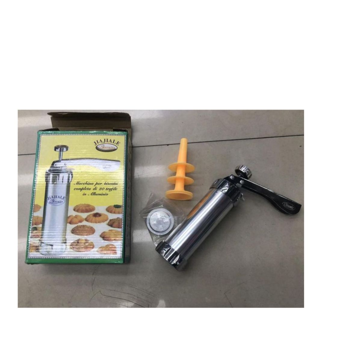 GENERICO - Maquina Para Hacer Galletas Manual Con 20 Piezas