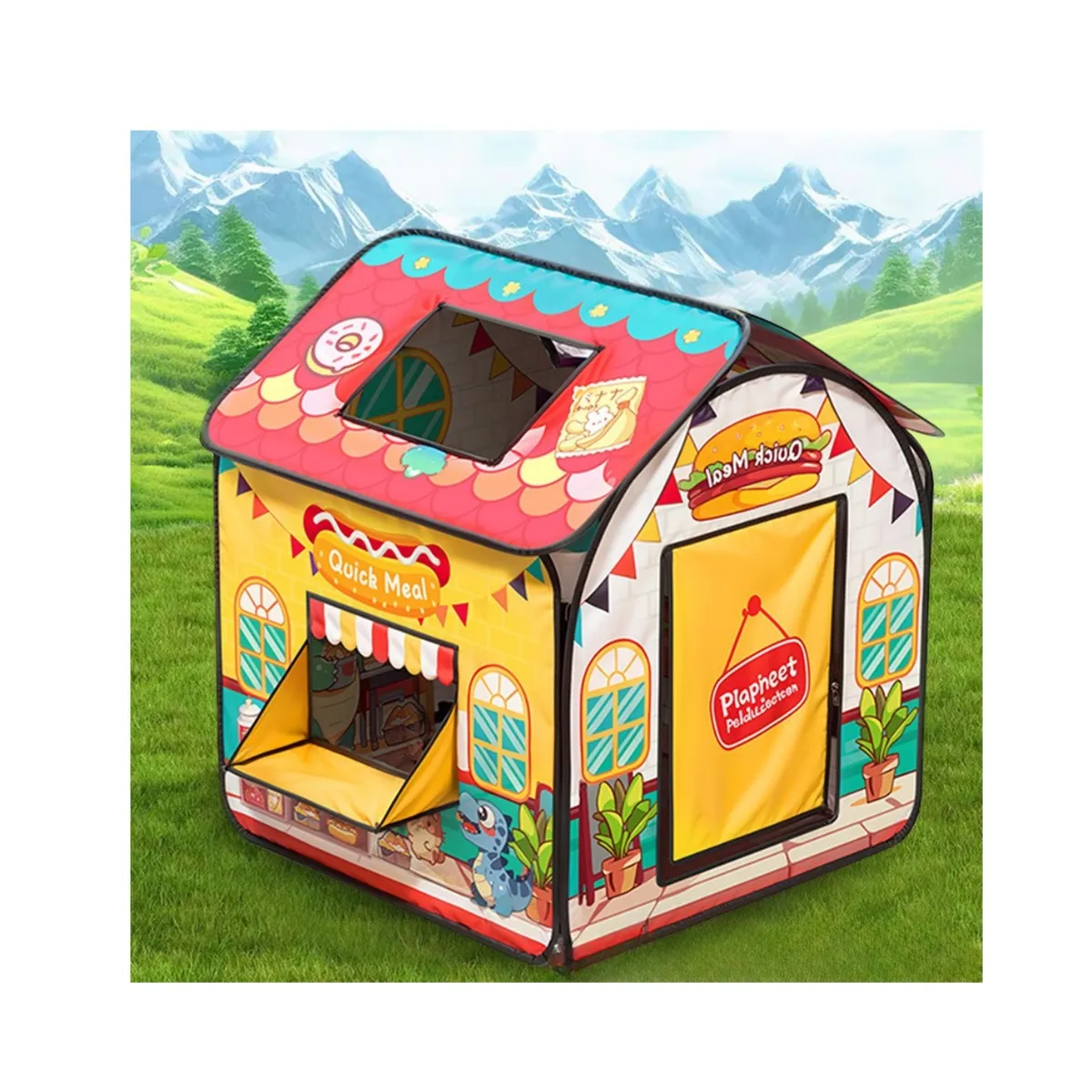 GENERICO - Carpa Casa Infantil Plegable Dinosaurio Para Niños TN