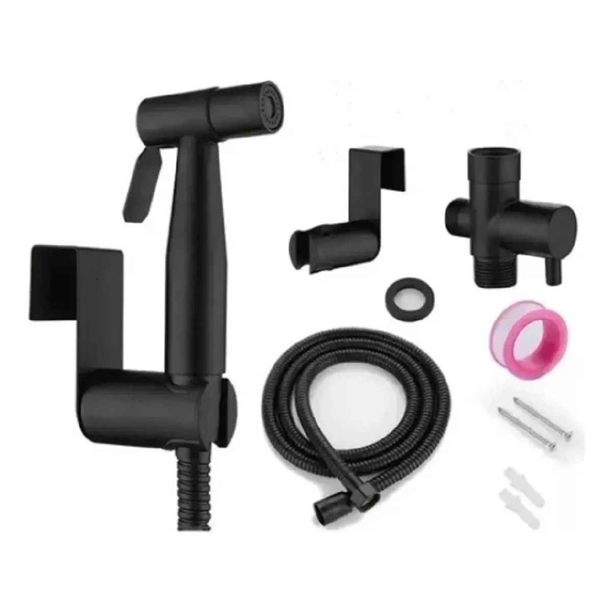 GENERICO - Ducha Bidet Arabe Acero Inoxidable Sus304 Wc Inodoro Negro