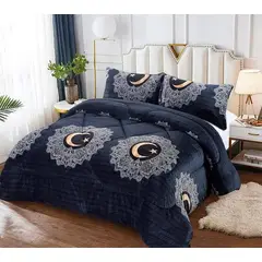 GENERICO - CUBRECAMA CHIPORRO INVIERNO 2 PLAZAS BUHOS