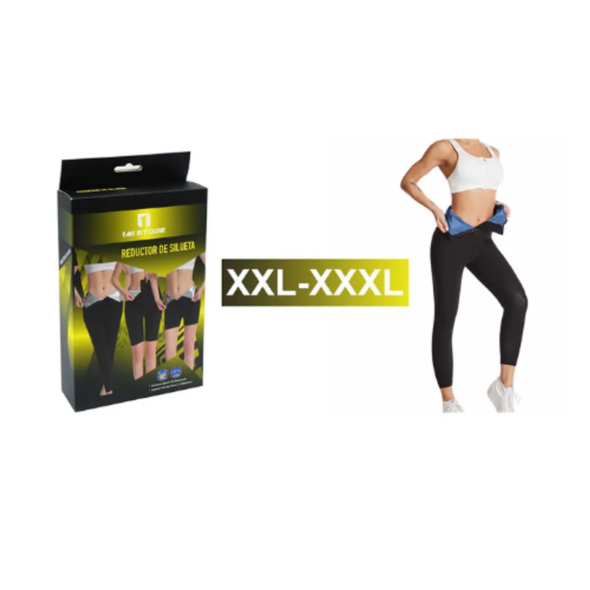 GENERICO - FAJA REDUCTORA DE SILUETA LARGA TALLA XXL - XXXL