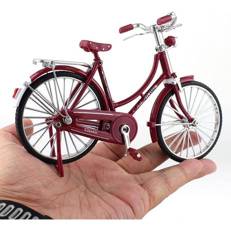 GENERICO - Bicicleta Modelo Vintage Bicicleta Ornamento Decoración