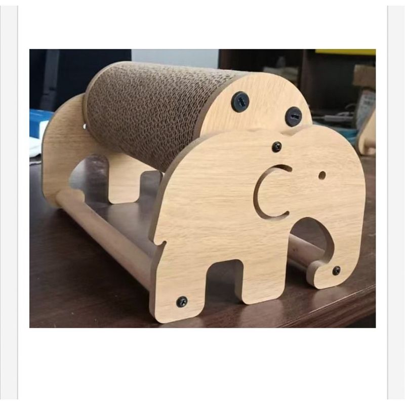 GENERICO - Casa Rascador para Gatos de Madera