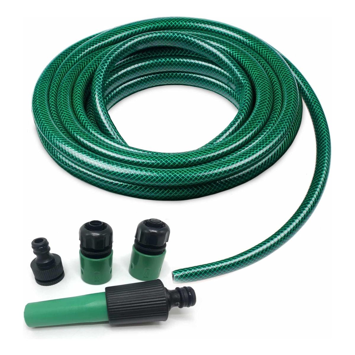 GENERICO - Manguera De Riego Jardín Reforzada 12 Pulgada 20 Metros Con Acoples