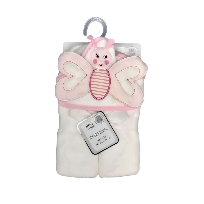 GENERICO - Toallas de baño con capucha para bebé niña 2