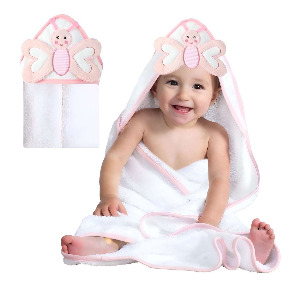 GENERICO - Toallas con capucha de baño para bebé niña T02