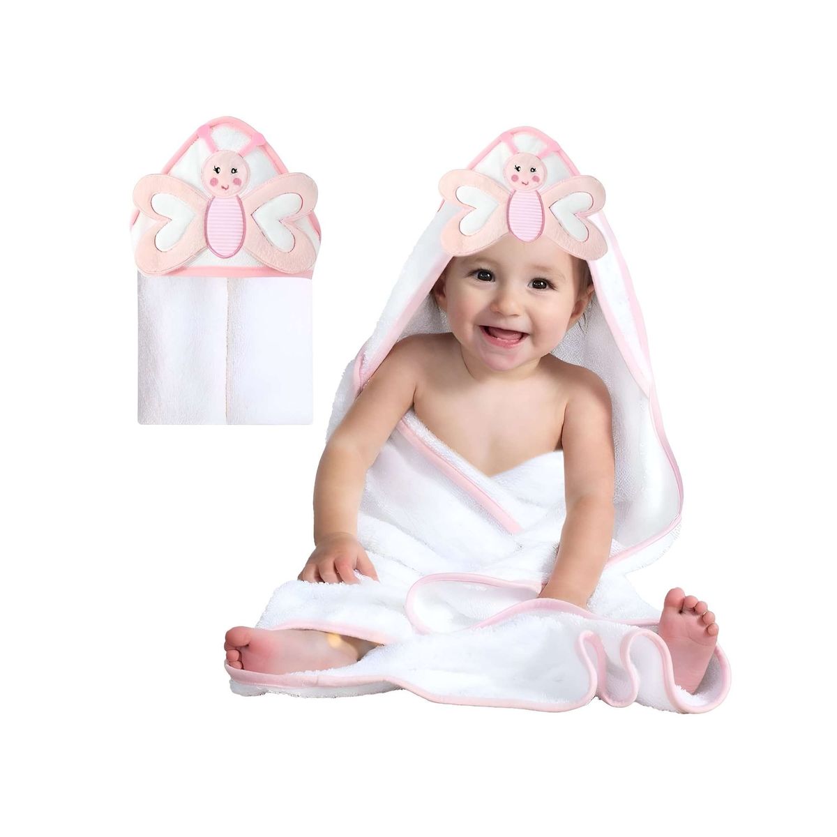 GENERICO - Toallas con capucha de baño para bebé niña T02