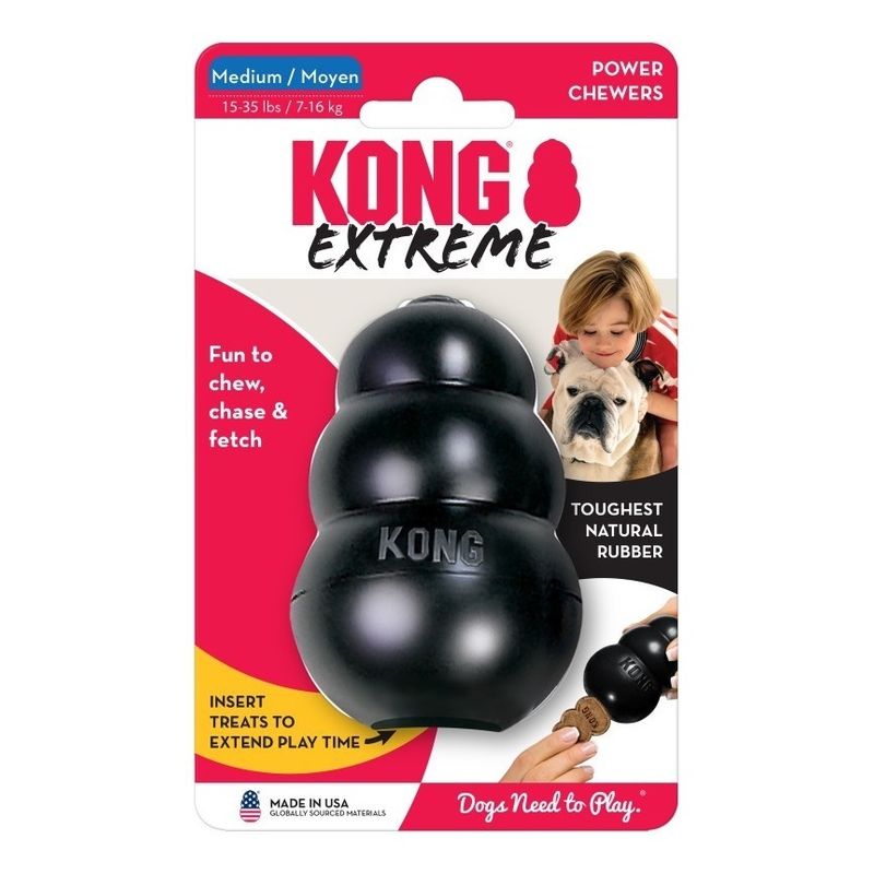 KONG - Juguete Kong Extreme Para Mascotas Perros Talla M 7-16 Kg