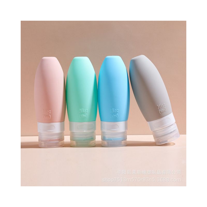 GENERICO - Botellas Silicona Para Viajes Cuidado Personal Crema Locion
