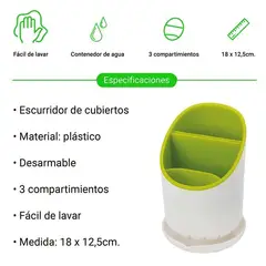 MOVI - ESCURRIDOR SECADOR ORGANIZADOR DE CUBIERTOS