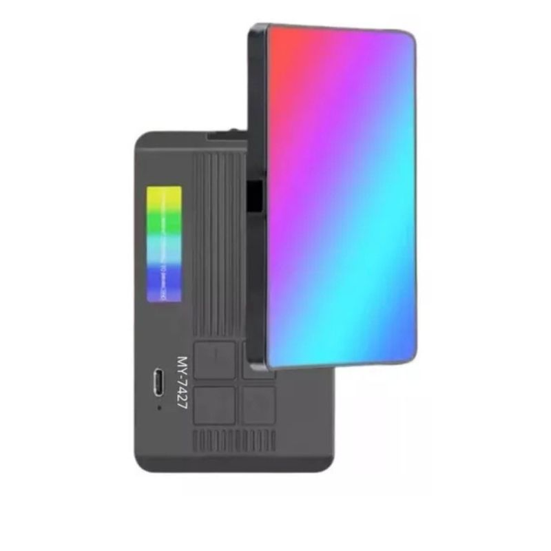 GENERICO - Luz Rgb Portátil Para Selfies Videos Ajustable Cámara MD