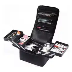 GENERICO - Maleta Tela Portátil Para Maquillaje Manicure Cosmetologia