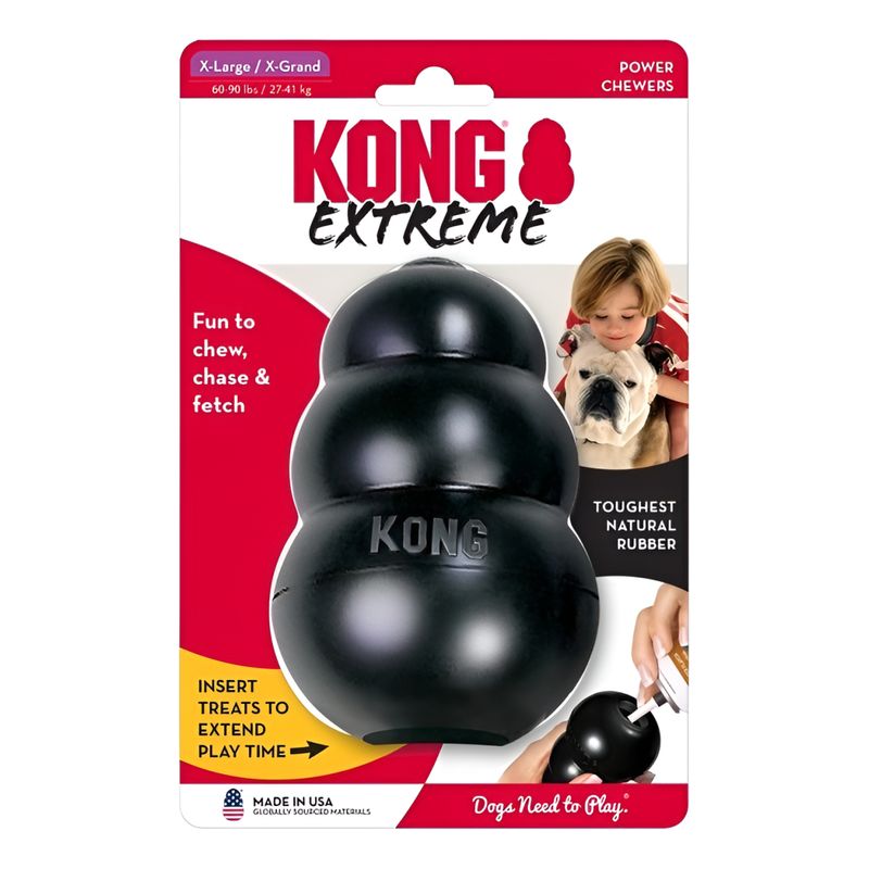 KONG - Juguete Kong Extreme Para Mascotas Perros Talla Xl 27-41 Kg