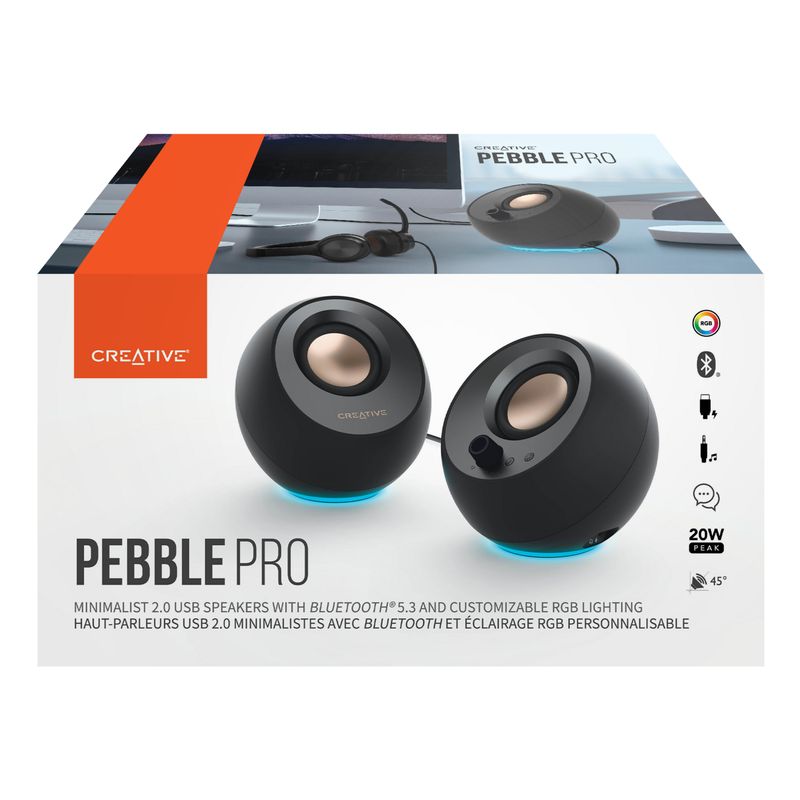 CREATIVE - Parlante Creative Pebble Pro MF1710 Verde