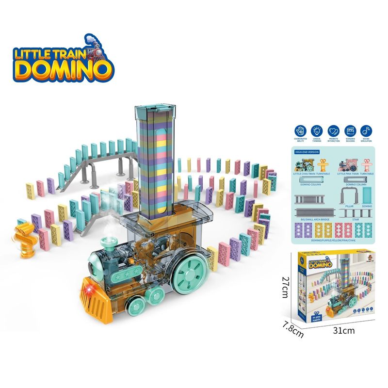 GENERICO - Juguete Trencito Domino Didáctico Para Bebes