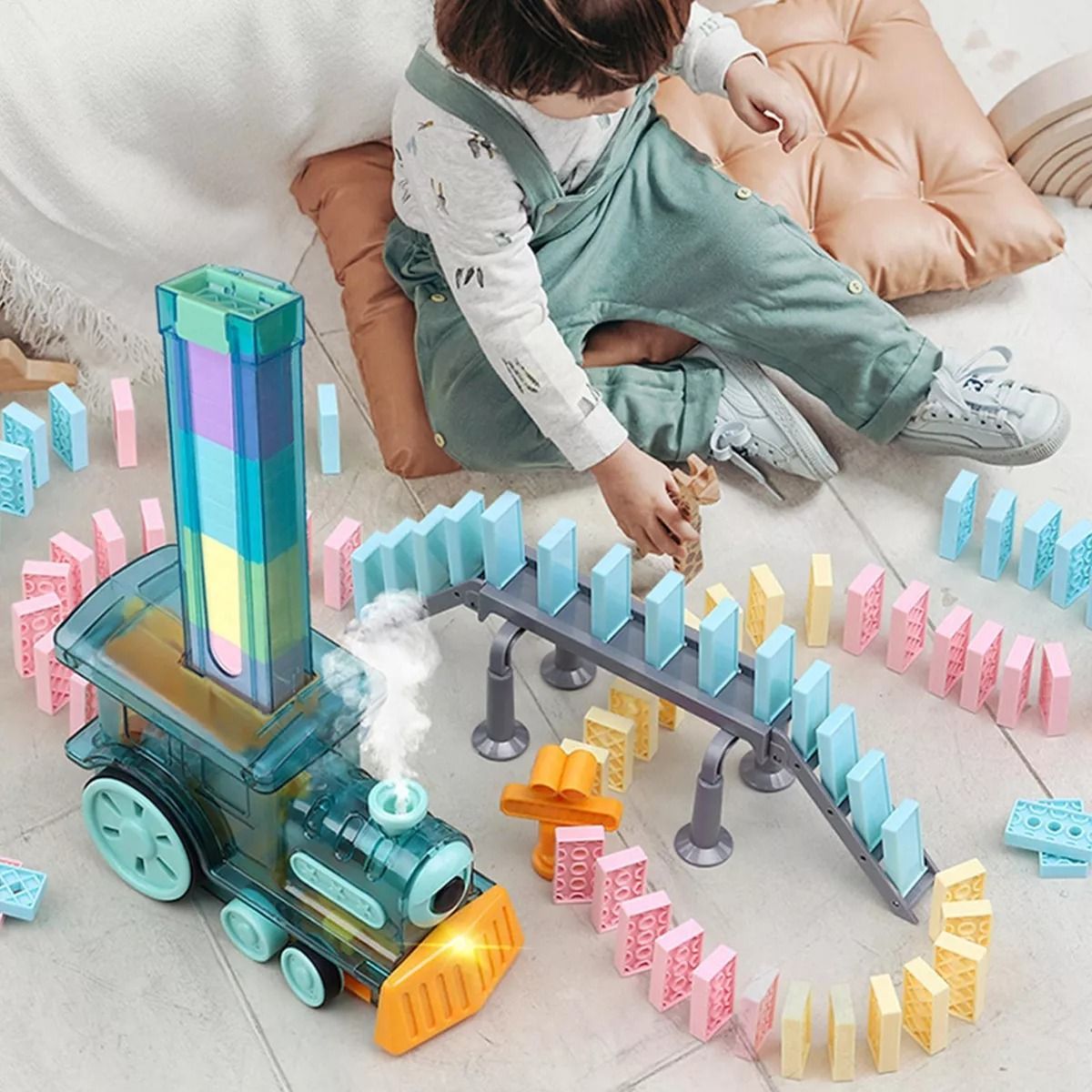 GENERICO - Juguete Trencito Domino Didáctico Para Bebes