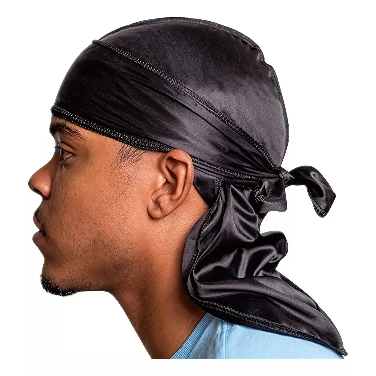 GENERICO - Gorro Tipo Bandana De Seda Y Poliéster Durag Rag Tail Du rag