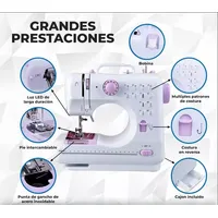MAQUINA DE COSER PORTATIL CON 12 PUNTADAS