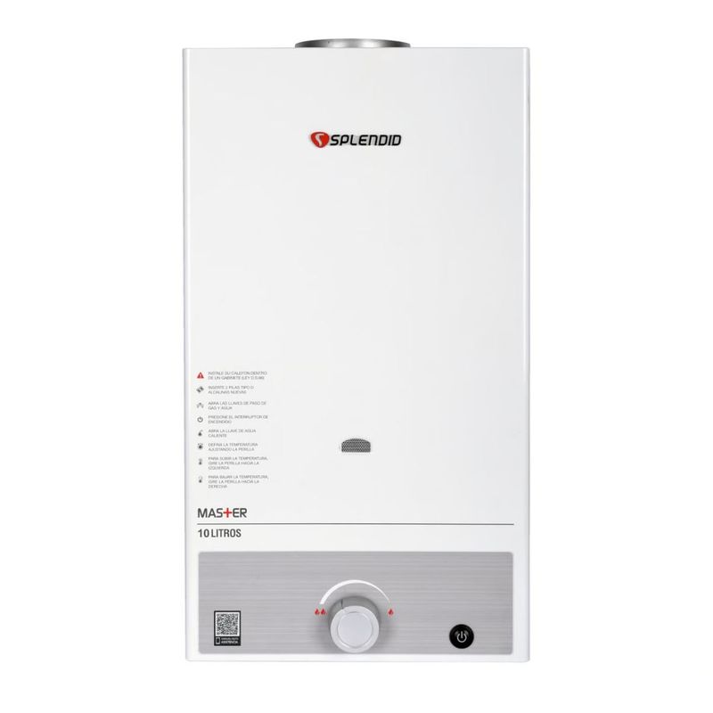 SPLENDID - Calefont 11 Litros Splendid Gas Licuado Tiro Natural