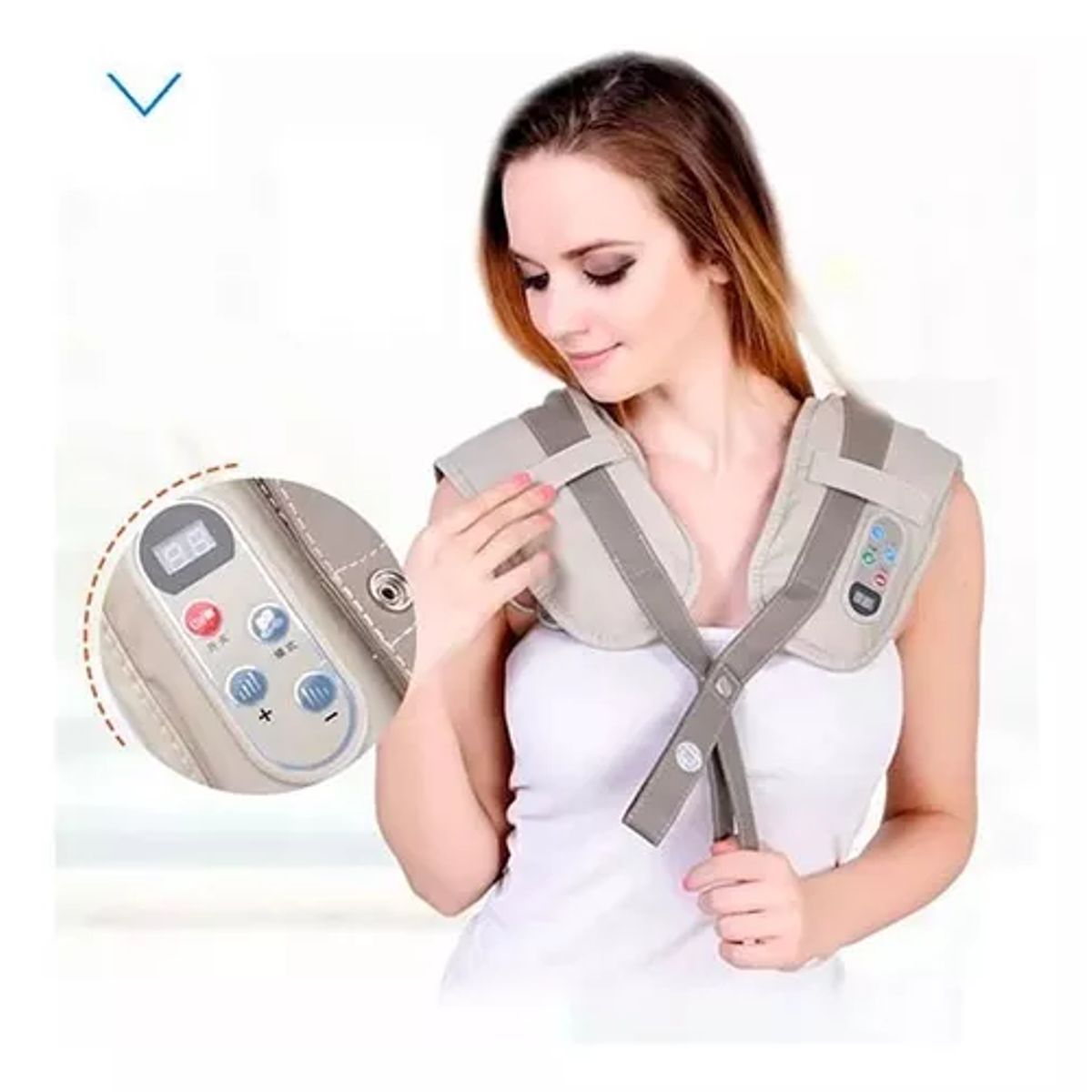 MOVI - MASAJEADOR CERVICAL CUELLO HOMBROS Y ESPALDA