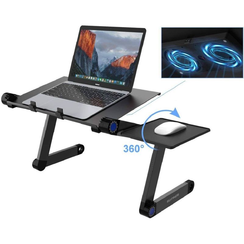 MOVI - MESA  PORTATIL  PARA  NOTEBOOK AJUSTABLE Y  CON  VENTILADOR