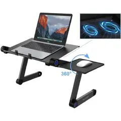 MOVI - MESA PORTATIL PARA NOTEBOOK AJUSTABLE Y CON VENTILADOR