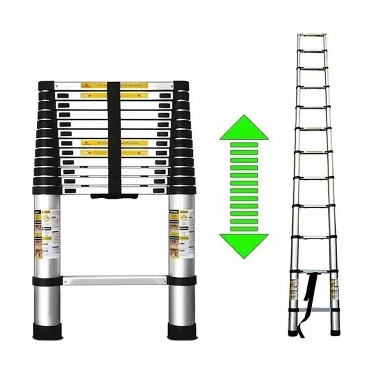 GENERICO - Escalera de Aluminio Plegable de 3.2 metros