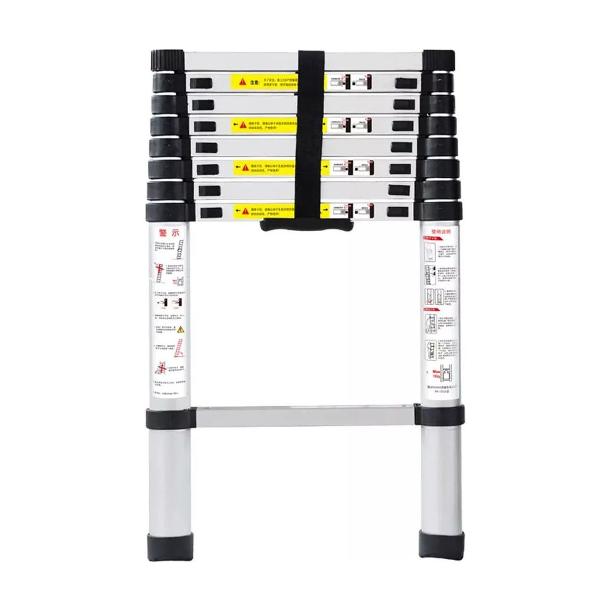 GENERICO - Escalera de Aluminio Plegable de 3.2 metros