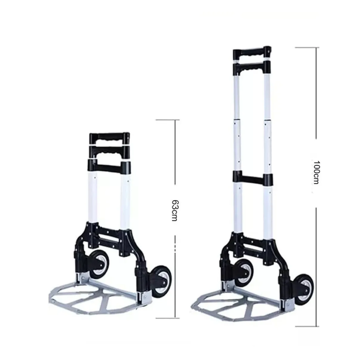 GENERICO - Carro Plegable de Carga de Aluminio Tipo Yegua