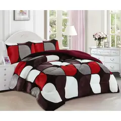 GENERICO - Cubrecama de Invierno Plush con Chiporro 2 p TFYH58