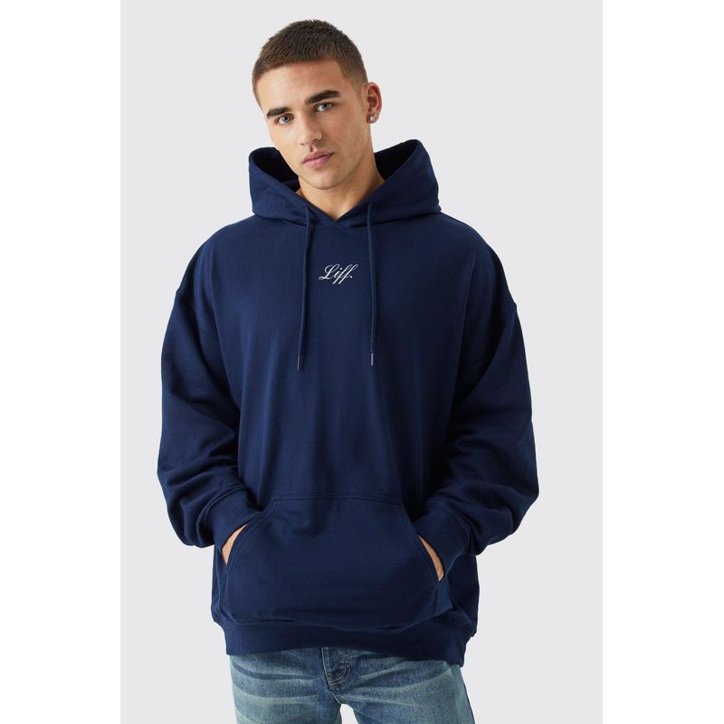 LIFF - Poleron Hombre Oversized Navy LIFF