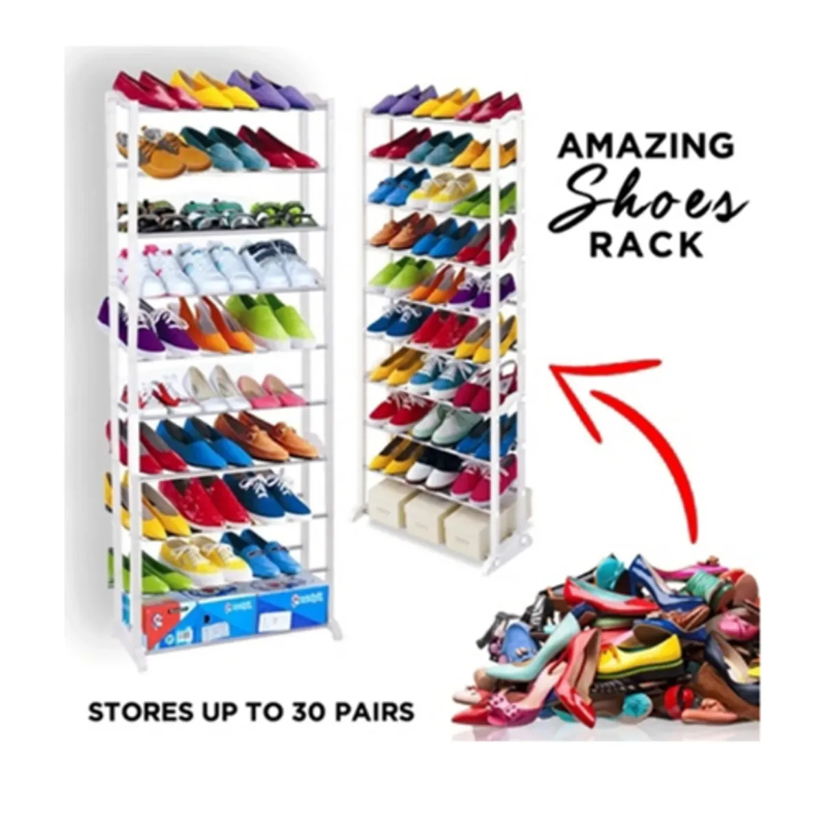 MOVI - Organizador de zapatos 30 pares