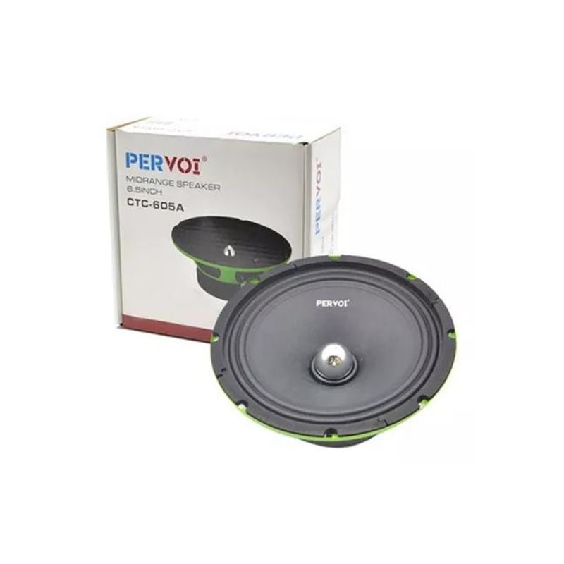 GENERICO - Parlante medio para auto 600W 167cm redondo 64 color negro