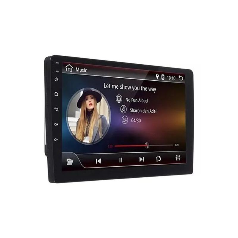 GENERICO - Radio auto 2 Din Android 9 con GPS y Wifi color negro