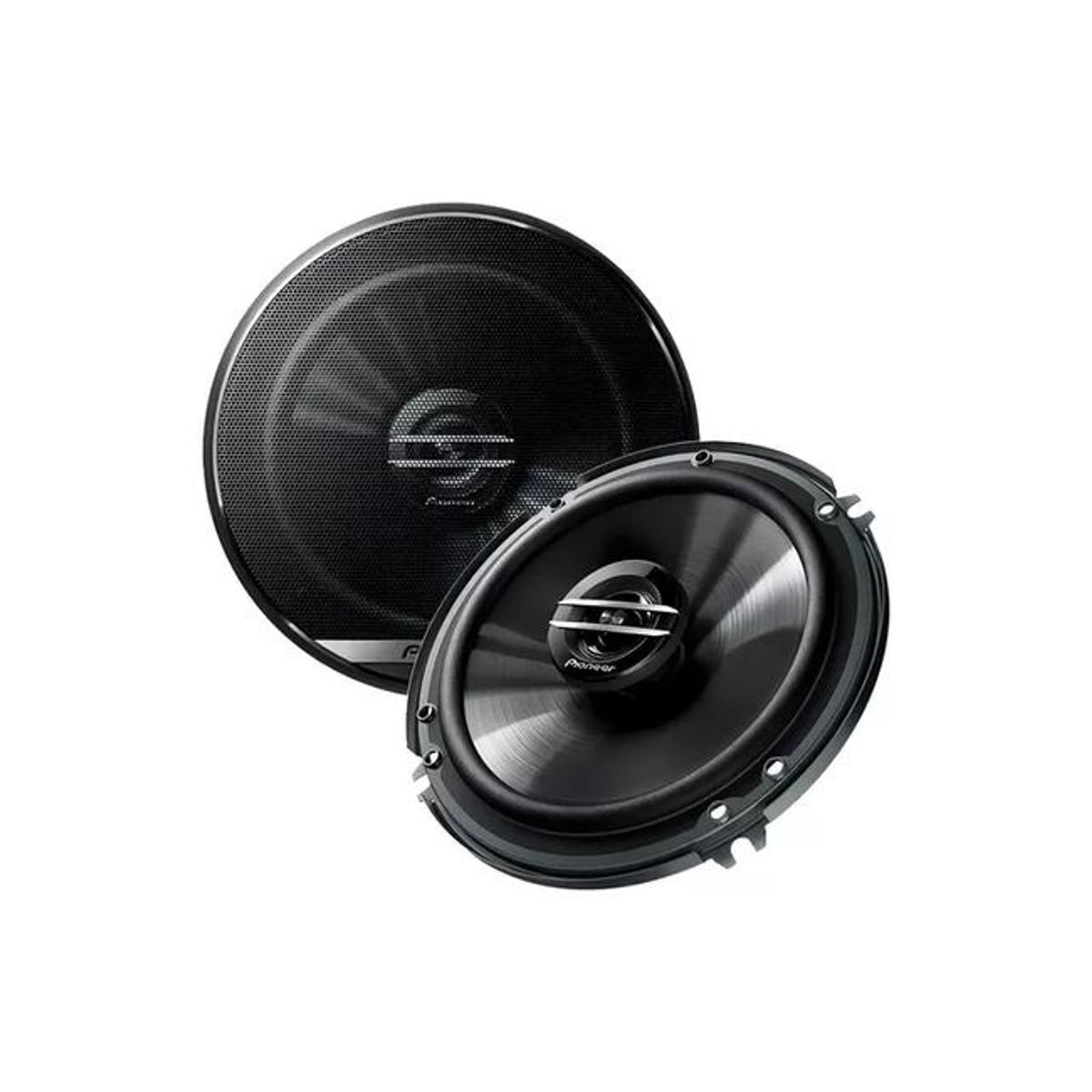 GENERICO - Bocinas para auto 6 Pioneer color negro