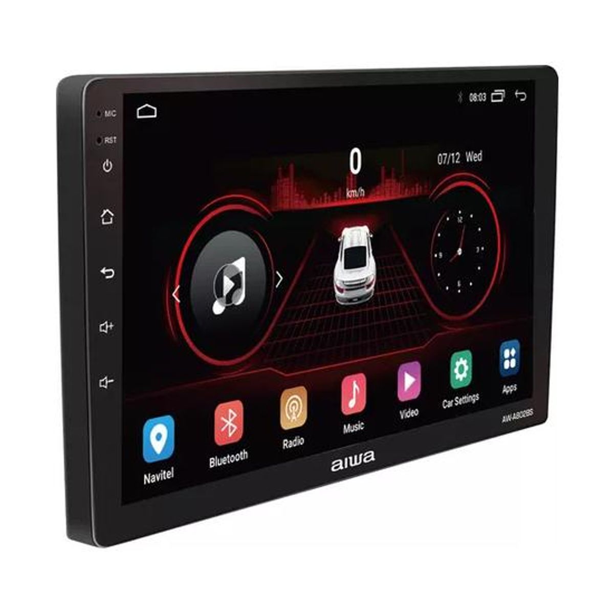 GENERICO - Radio auto 2 Din Android Touch HD 9 Aiwa color negro