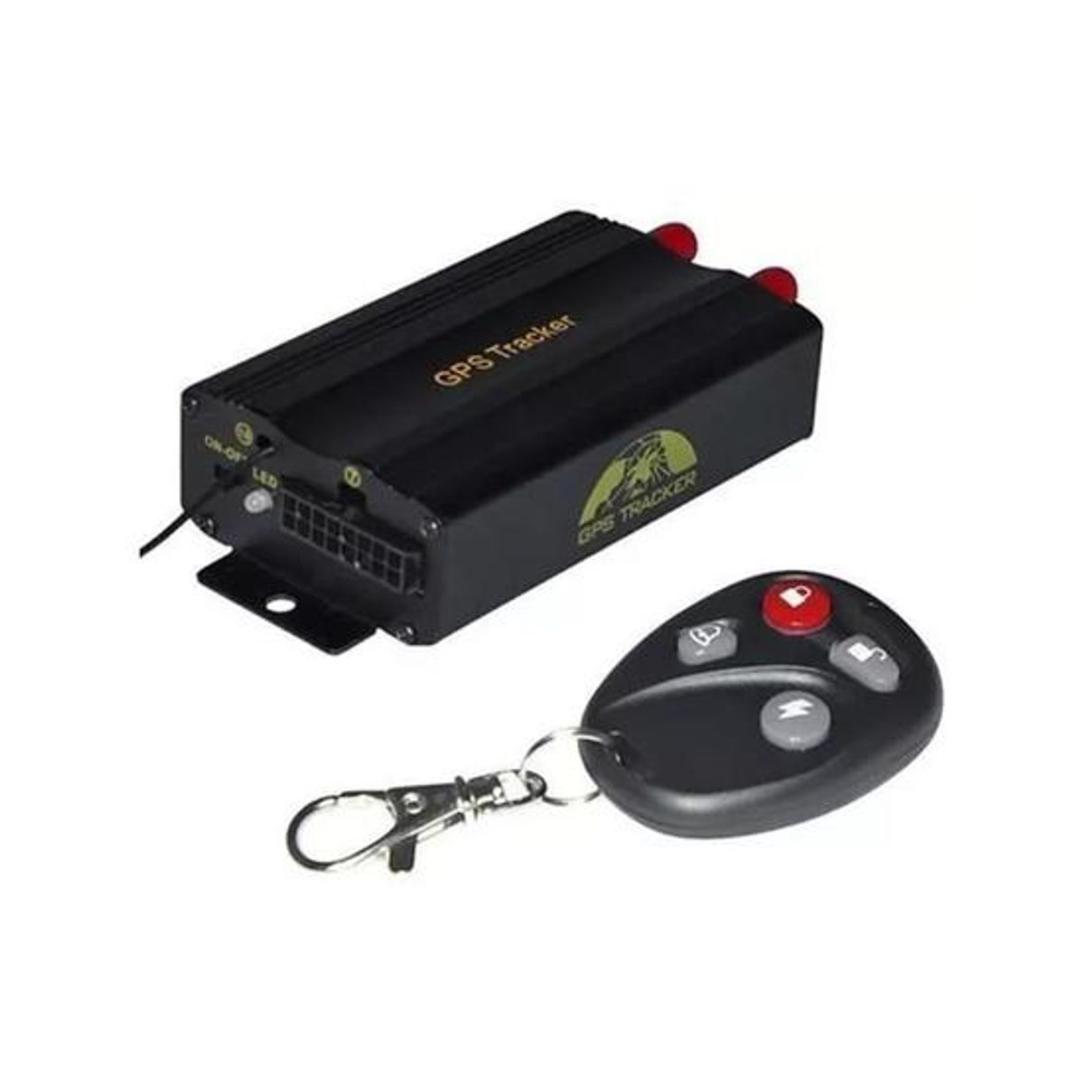 GENERICO - GPS Tracker para rastreo corta corriente color negro