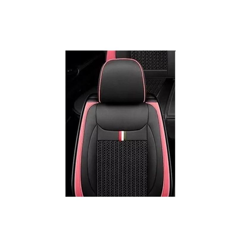 GENERICO - Kit cubre asiento cuero auto premium color negro