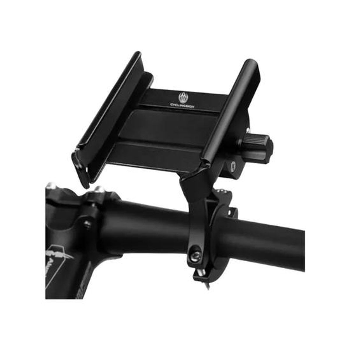 GENERICO - Soporte para teléfono móvil en bicicleta color negro