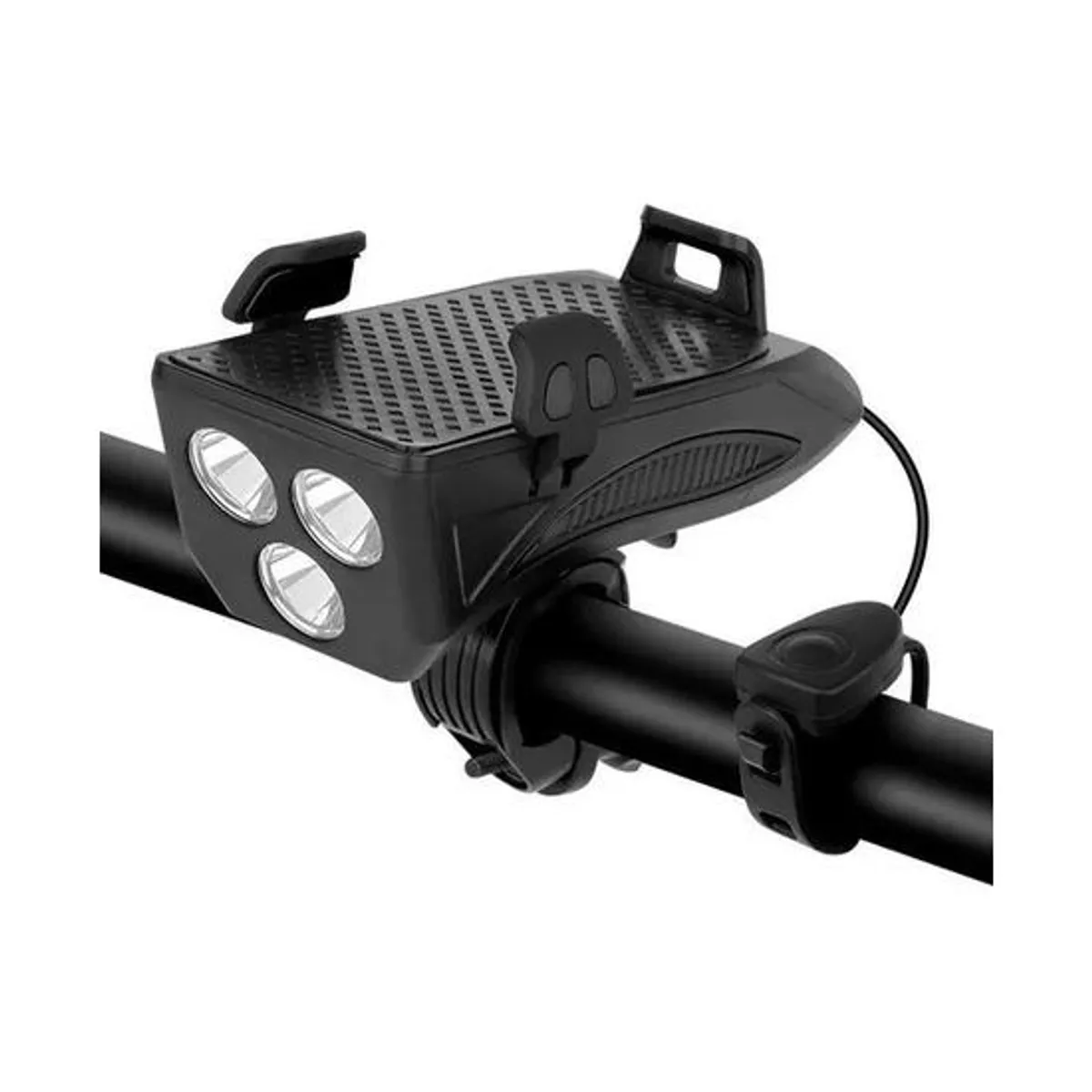 GENERICO - Soporte de teléfono para bicicleta color negro