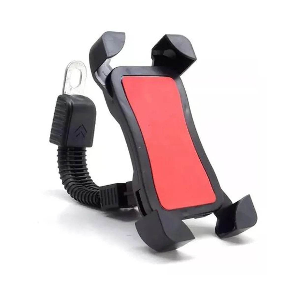 GENERICO - Soporte porta celular bici moto manillar color negro